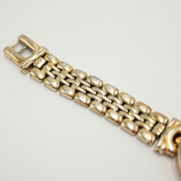 Vintage Anne Klein Swiss Two Tone Womens 24mm Watch 5.75" Bracelet w New Battery - Picture 13 of 16